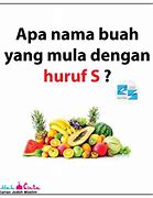 Apa Saja Nama Buah Dari Huruf B